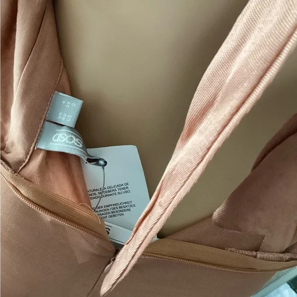 ASOS Maxi Halter Split Dress Size 2 - Picture 9 of 9